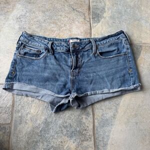 Y2K‎ Tilt Low Rise Micro Denim Shorts Size 11 Stretchy RARE Vintage